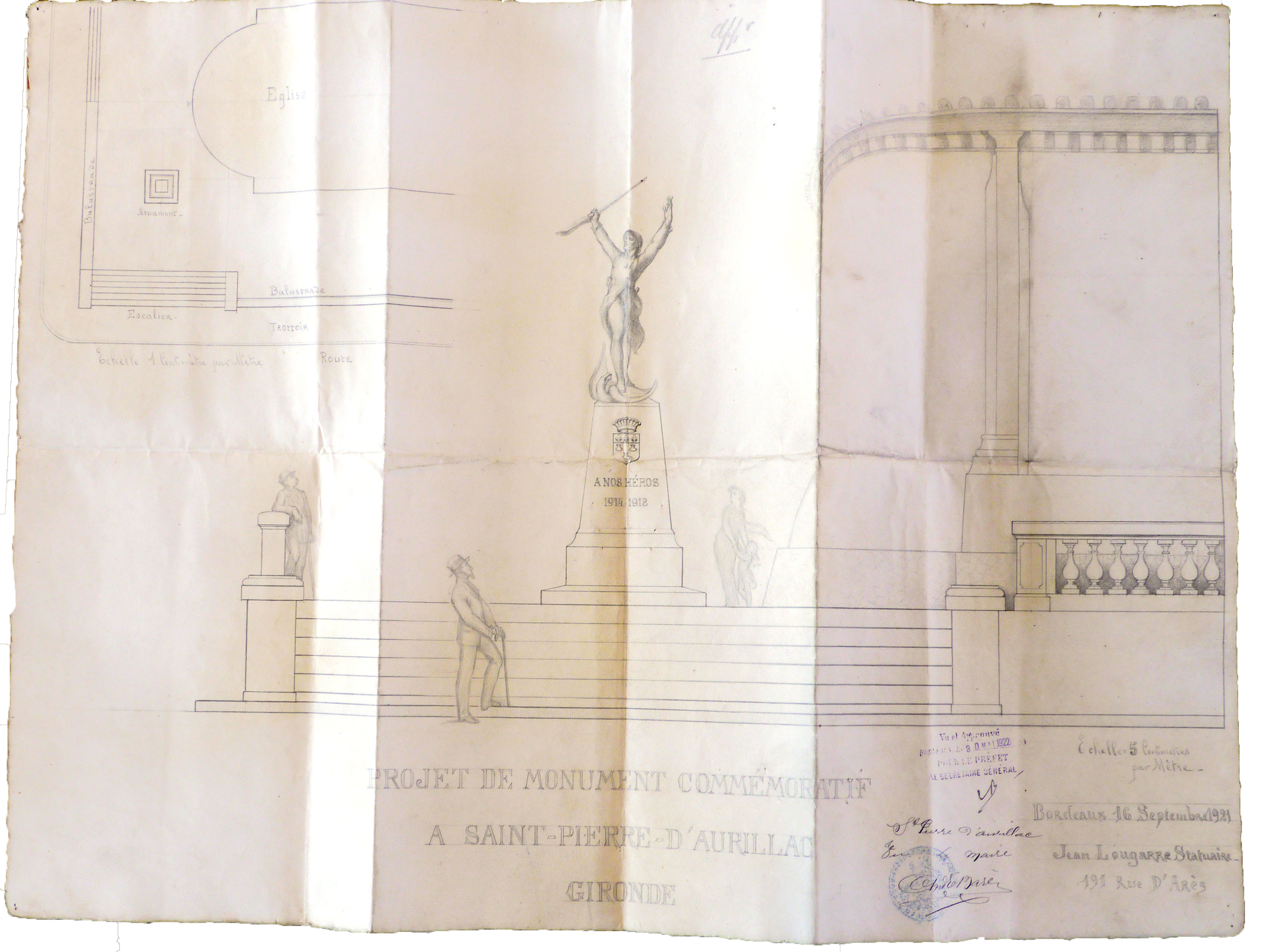 maquette du monument