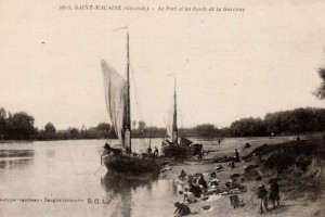 Saint Macaire Le Port et les bords de Garonne