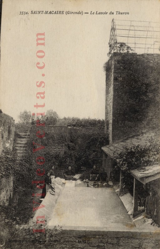 Saint Macaire Le lavoir du Thuron 01