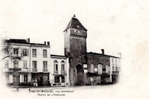 CPA St Macaire Porte de l Horloge 2