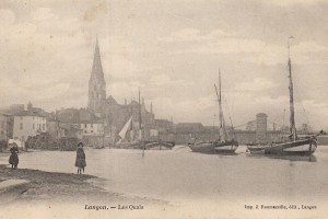 langon les quais gabarres voiles inondation enfants