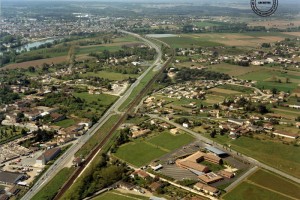 06 vue sur la n113 langon en arrire plan