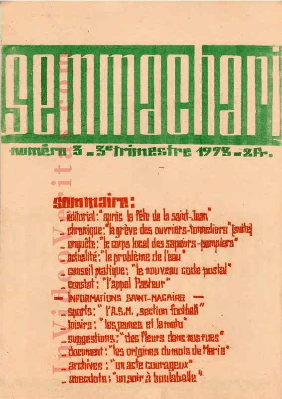 tn Pages de  SEMMACARI n  3