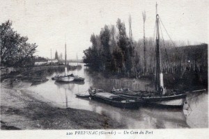 preignac un coin du port