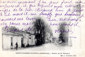 CPA St Pierre La route de St Macaire