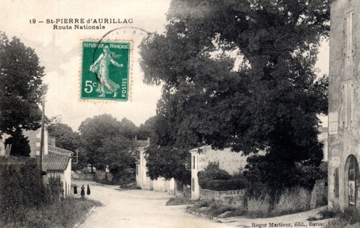CPA St Pierre La route nationale