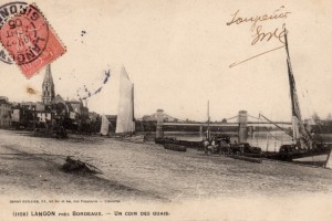 Langon Un coin des quais