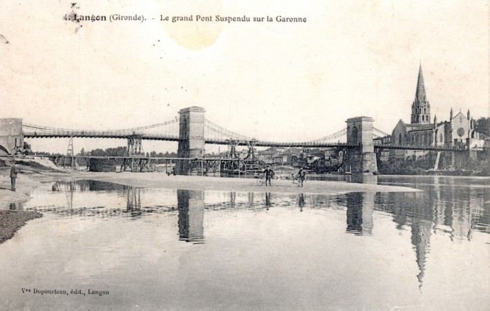 langon le grand pont suspendu
