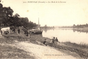 podensac  gironde  les bords de la garonne 2211 