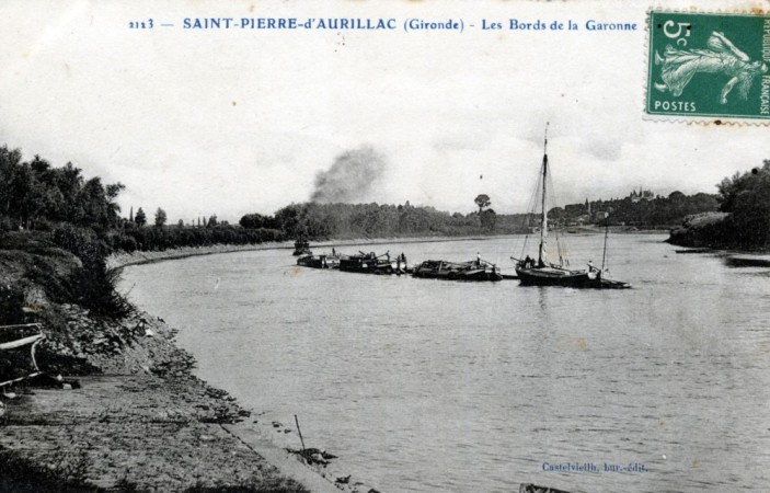 16 2 2123 saint pierre d aurillac  gironde  les bords de la garonne