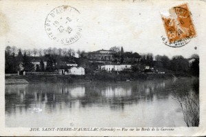 17 4 2175 saint pierre d aurillac  gironde  vue sur les bords de la garonne