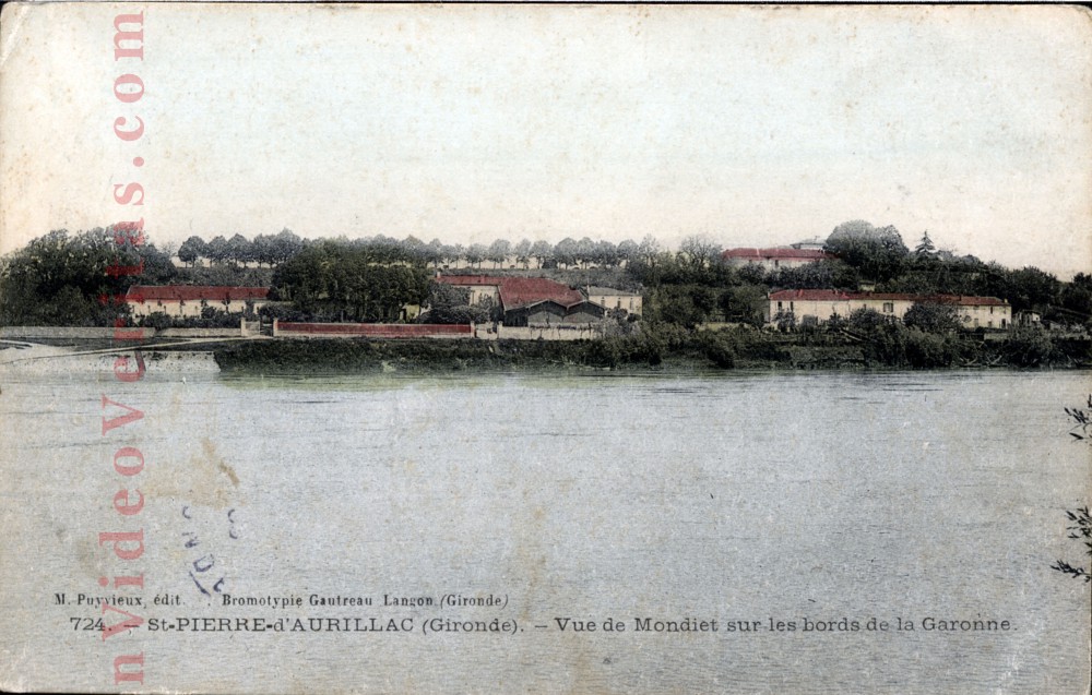 22 2  724 st pierre d aurillac  gironde  vue de mondiet sur les bords de la garonne