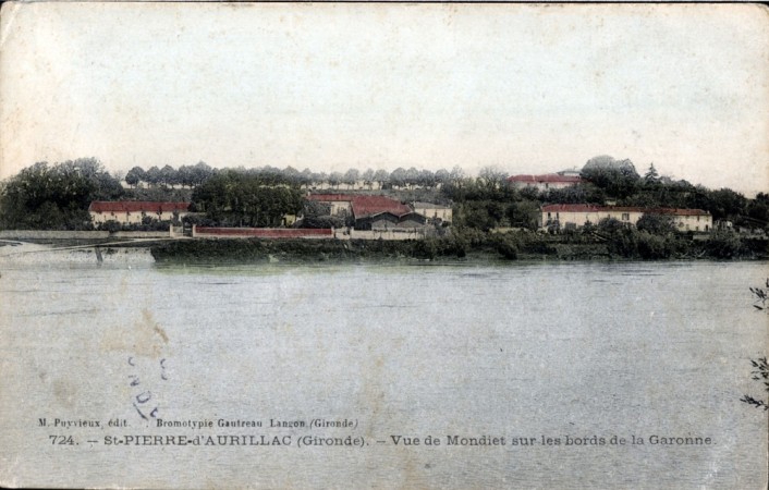 22 2  724 st pierre d aurillac  gironde  vue de mondiet sur les bords de la garonne
