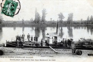 4 14  st pierre d aurillac bords de la garonne chargement de petits pois