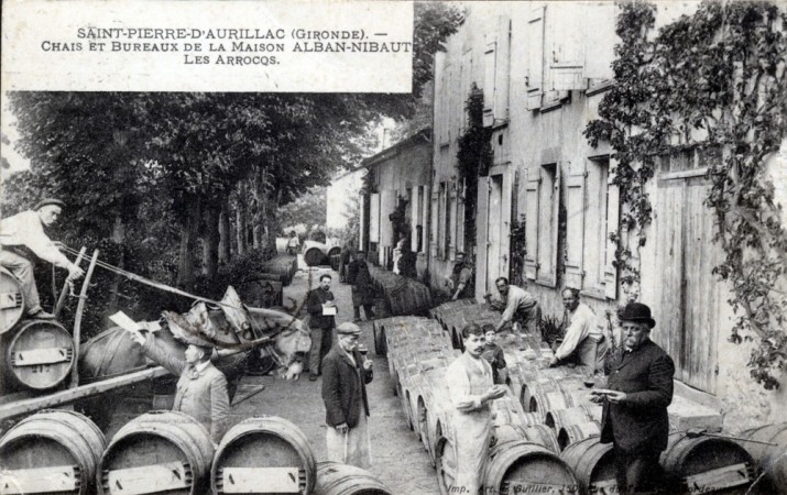 8 saint pierre d aurillac  gironde  chais et bureaux de la maison alban nibaut les arrocqs