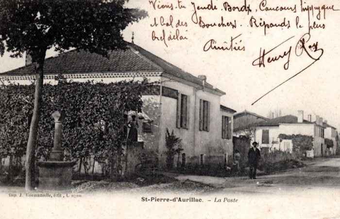 CPA St Pierre L ancienne Poste
