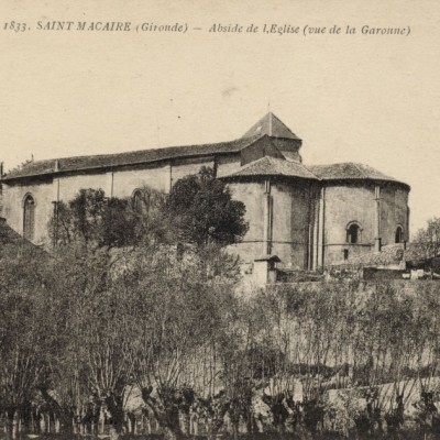 Saint Macaire Abside de l Eglise