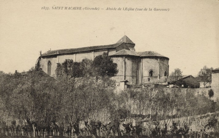 Saint Macaire Abside de l Eglise