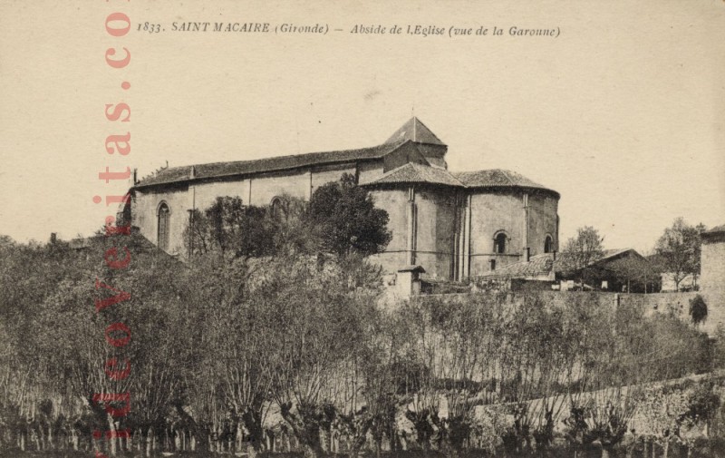 Saint Macaire Abside de l Eglise