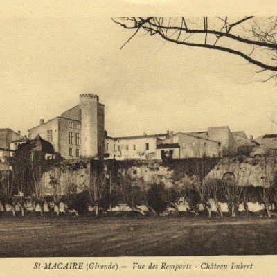 Saint Macaire Vue des Remparts Chateau Imbert