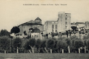 Saint Macaire hateau de Tardes Eglise Remparts