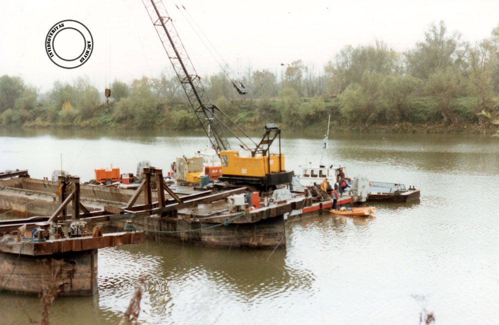 La péniche coulée