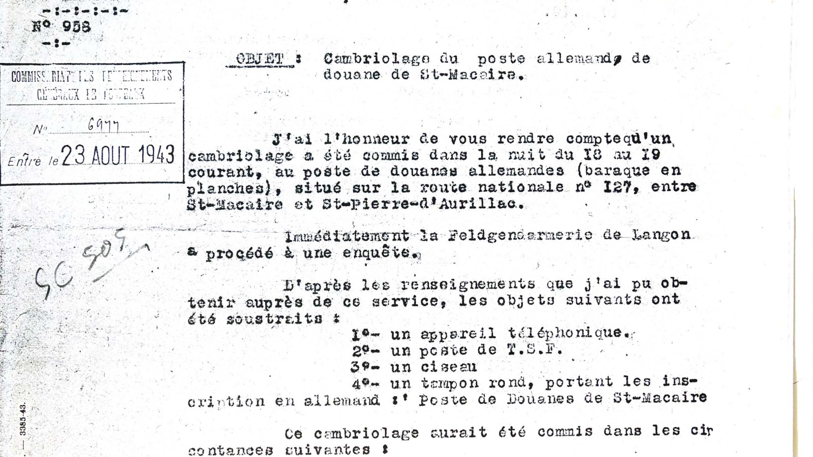 laissez passer et d'autres anectdotes