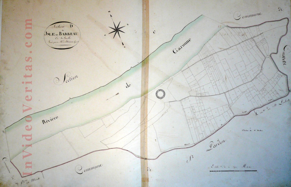 plan cadastral section d isle de barreau