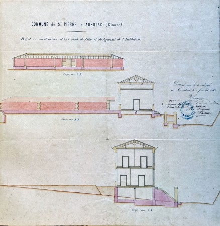 2 plan de spa pour l installation de l ecole des filles