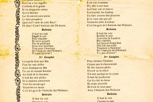19 chanson de marche amicale des pecheurs