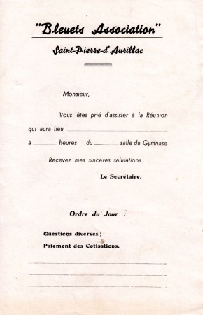 25 bulletin les bleuets