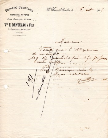 31 commande bentejac oct