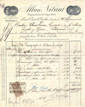 facture alban nibaud 