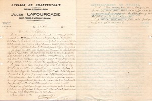 lettre jules lafourcade 28 10